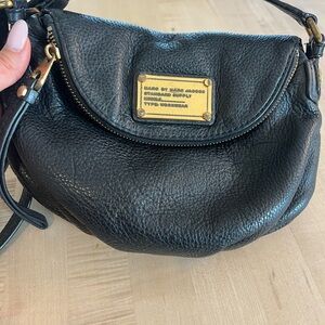 Marc Jacobs Black Leather Shoulder Bag